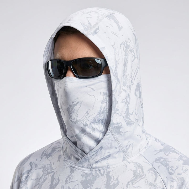 Hoodie Anti-UV Pêche UPF 50+ · Cagoule Intégrée | Sealia