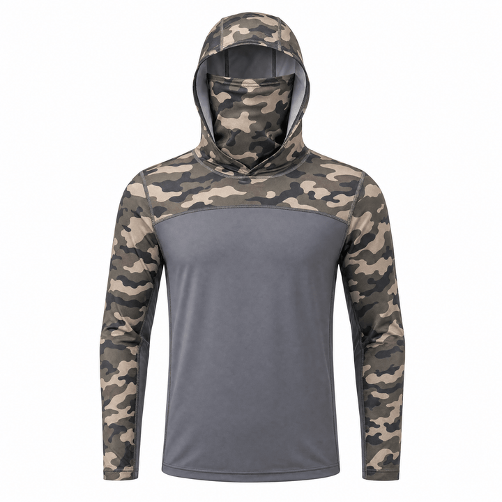 Hoodie Anti-UV Pêche UPF 50+ · Cagoule Intégrée | Sealia