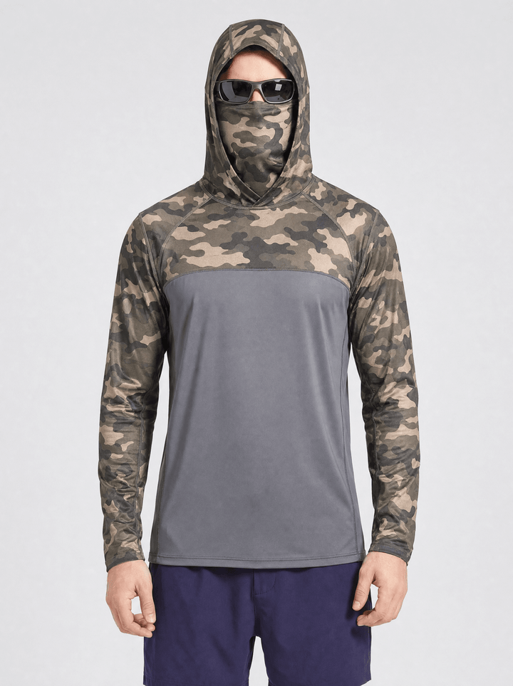 Hoodie Anti-UV Pêche UPF 50+ · Cagoule Intégrée | Sealia