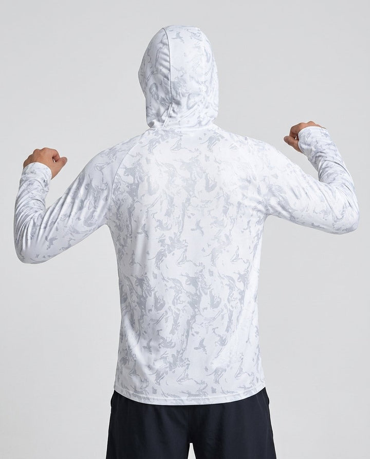 Hoodie Anti-UV Pêche UPF 50+ · Cagoule Intégrée | Sealia