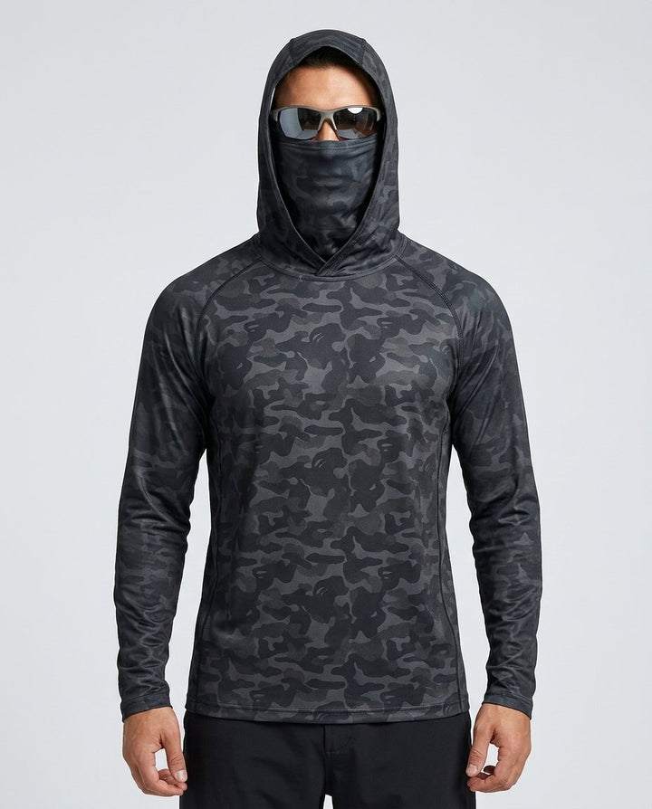 Hoodie Anti-UV Pêche UPF 50+ · Cagoule Intégrée | Sealia